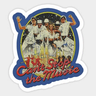 Can’t Stop the Music 1980 Sticker